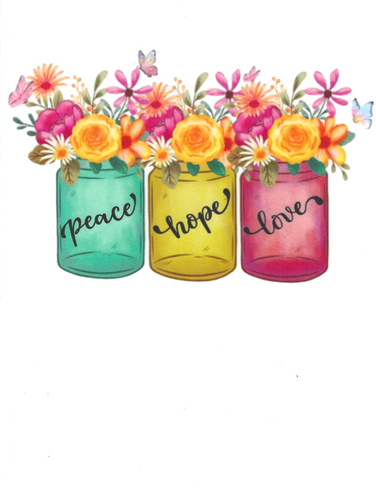 Peace Hope Love